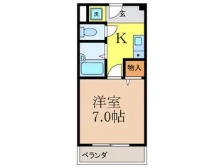 ジュネス大手の間取り