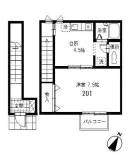 グランシャリオ【2階】の間取り