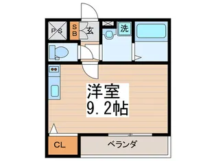 Crice Nikko 鵜の木II【1階】の間取り