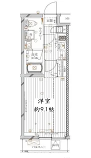 レガリス馬込パークサイド【3階】の間取り
