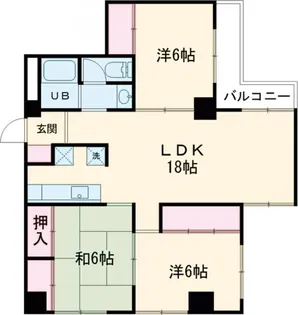 子安光洋ビル【3階】の間取り