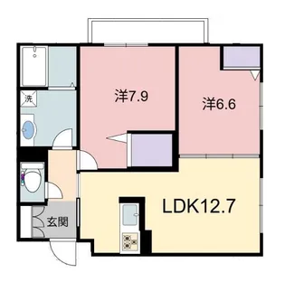 シャーメゾンRAC中沢【3階】の間取り
