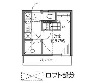 ラルゴ白糸台【2階】の間取り
