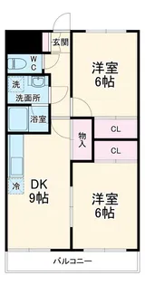 ネクサス村上【3階】の間取り