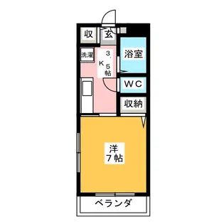 M&Kシェモア湘南【2階】の間取り