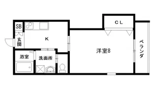 ルシェリア桜ヶ丘【2階】の間取り