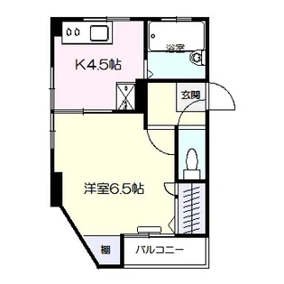 川村ビル【4階】の間取り