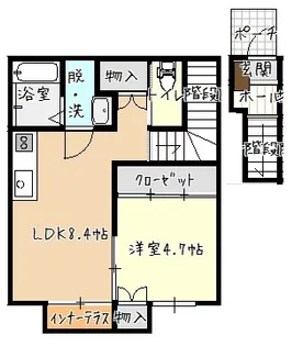 セイシェル宝町の間取り