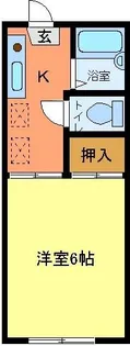 ジュネス弐番館【2階】の間取り