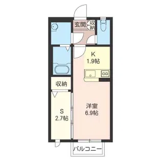 アン・グレーヌ【1階】の間取り