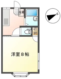 マエサンハイツ北山【2階】の間取り