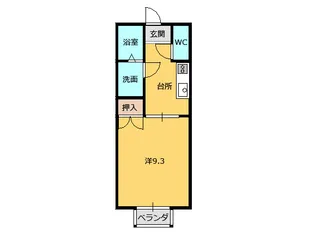 ベル・ピエース【2階】の間取り