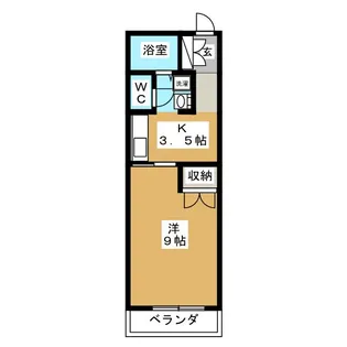 SKRハイツII【2階】の間取り