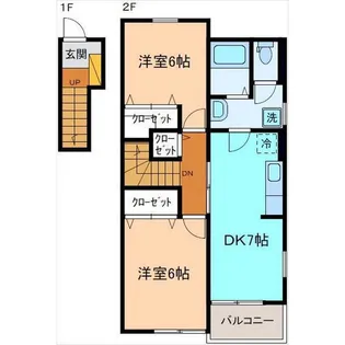 アネシスI【2階】の間取り