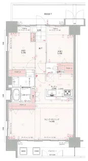香川県高松市中野町【マンション】の間取り