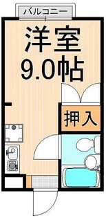 パークハイツ桜木【2階】の間取り