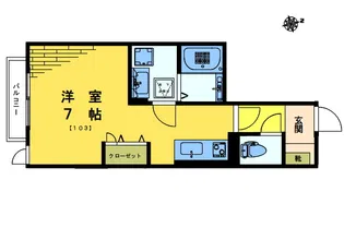 カノア清澄【1階】の間取り