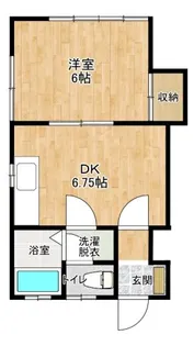 ハイネスいとう B【2階】の間取り