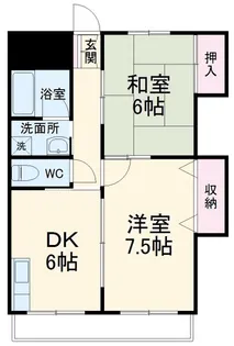 フローレンス八坂【1階】の間取り