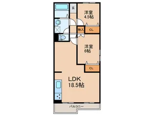 池上住宅【2階】の間取り