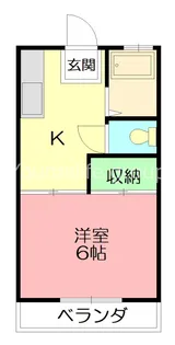 城所ハイツ【2階】の間取り