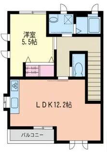 ベルリッツア湘南E【2階】の間取り