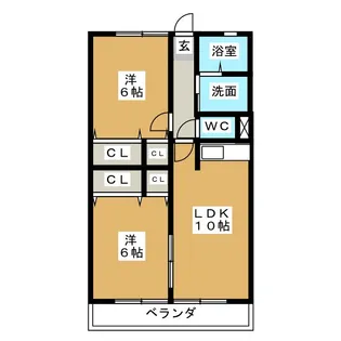 グレイスハイム【2階】の間取り