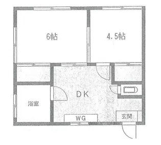 高見荘【2階】の間取り