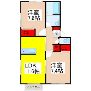 アオキ7【1階】の間取り
