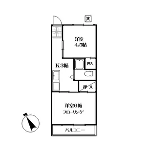 金健ビル【3階】の間取り