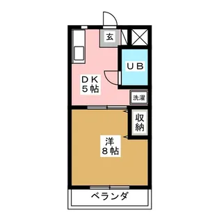 サンスクエア【2階】の間取り