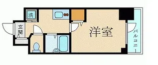 スカイコート日本橋人形町第5【3階】の間取り