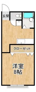 クローバーハウス【1階】の間取り