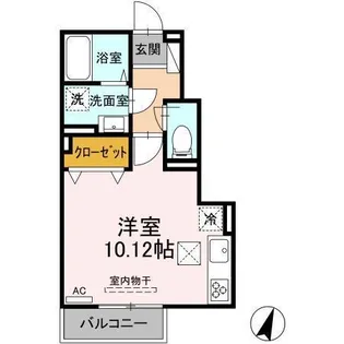 インター池田III【1階】の間取り