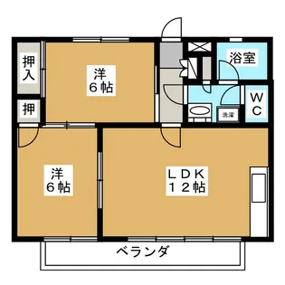 グロリアス21st【2階】の間取り