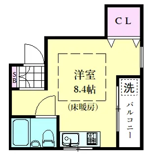 土井マンション【2階】の間取り