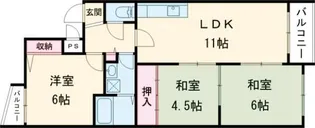 ローファス小島【3階】の間取り