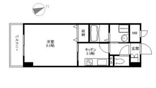 レーベルシャトー【5階】の間取り