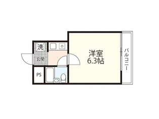 牛田フラッツ【2階】の間取り