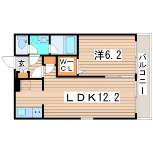 オアシスワン【2階】の間取り