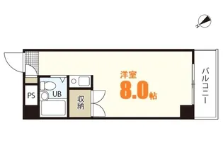 ウイングスSK【2階】の間取り