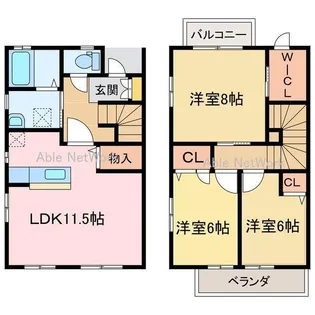 アーバンメゾン桜木の間取り