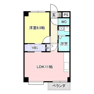岐阜県岐阜市若宮町8【マンション】の間取り