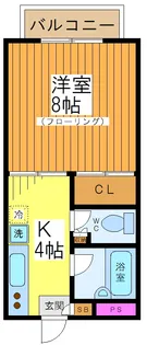 ハウス松園【1階】の間取り