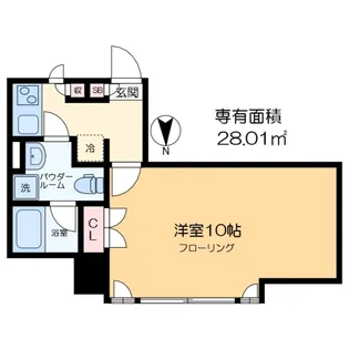 東京都江東区森下3【マンション】の間取り