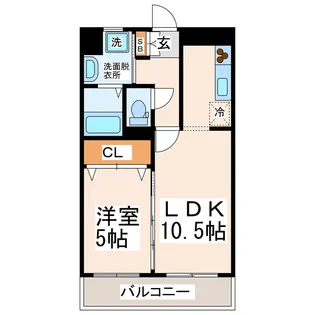 パンダビル【9階】の間取り
