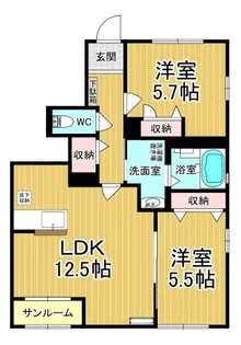 ヴィラフェリーチェII参番館【1階】の間取り