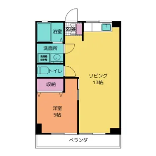 石原ハイツ【3階】の間取り