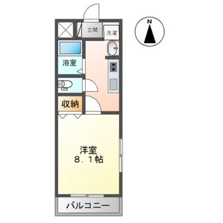 シティルミナス【1階】の間取り