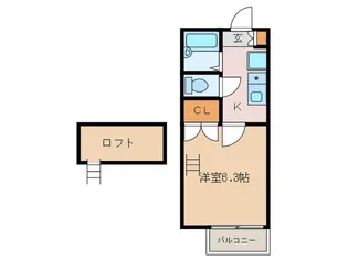 メゾンマルシェ【1階】の間取り